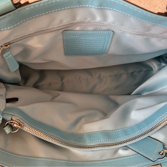 Coach blue bag - Picture 4 of 8